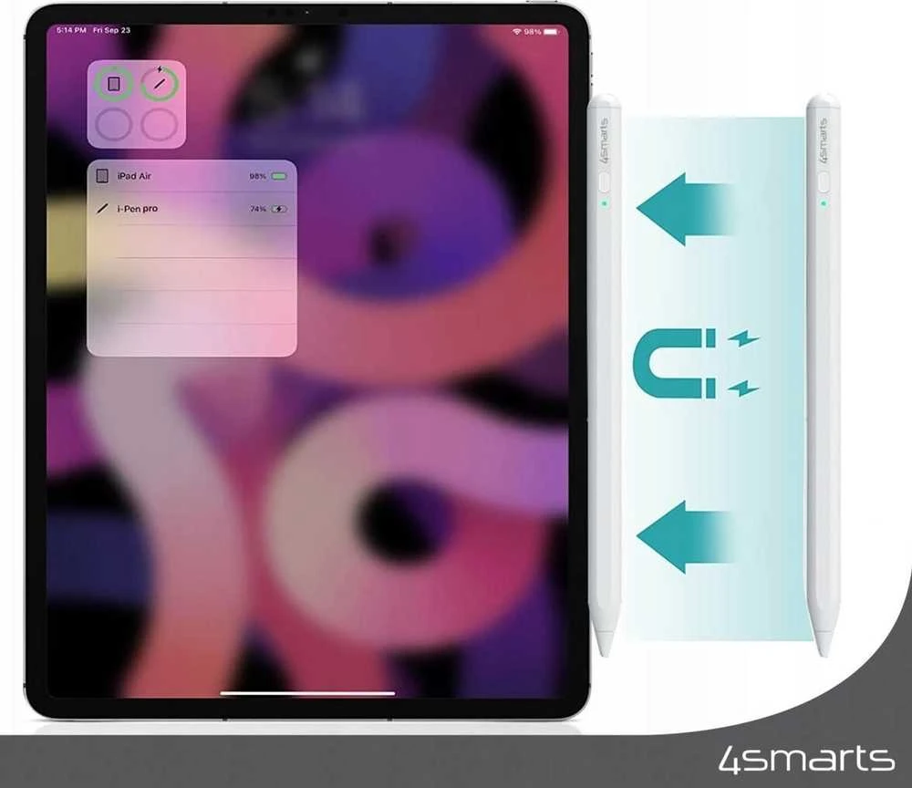 4smarts Active Stylus Pen Pieštukas Pro 3 baltos spalvos 540565