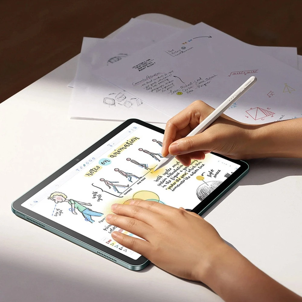 „Baseus Smooth Writing 3 Active Stylus“, laidinis įkraunamas rašiklis (rašymo kampo aptikimo versija) - baltos spalvos