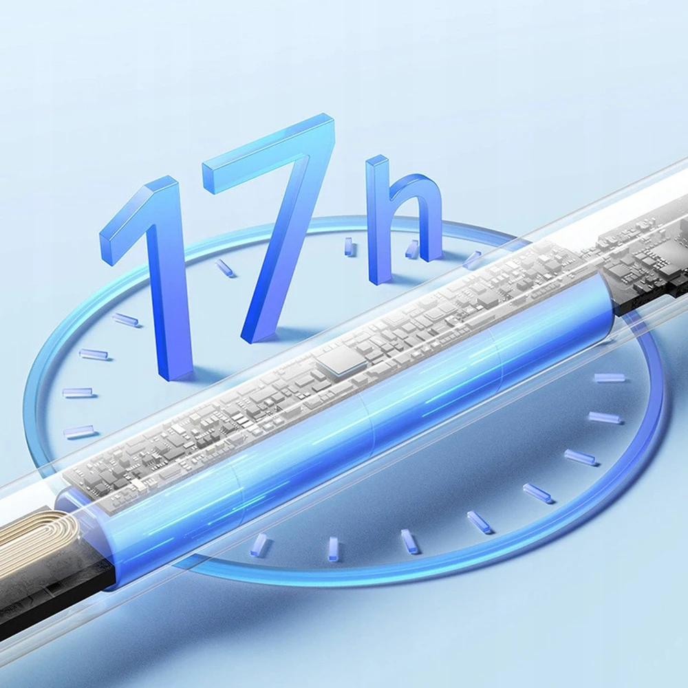 Baseus „Smooth Writing 3 Active Stylus“ belaidžiu būdu įkraunamas rašiklis – baltas