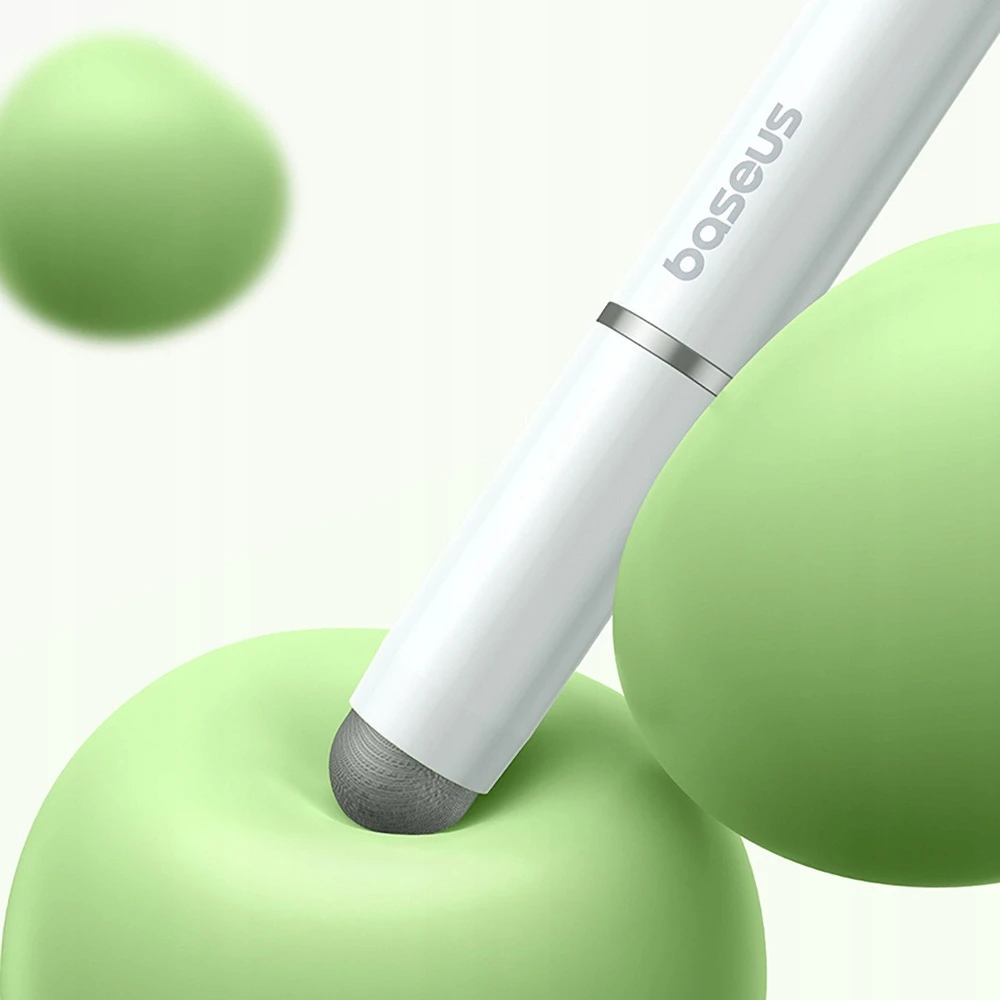 Baseus „Smooth Writing III 3in1“ pasyvus magnetinis rašiklis - baltos spalvos