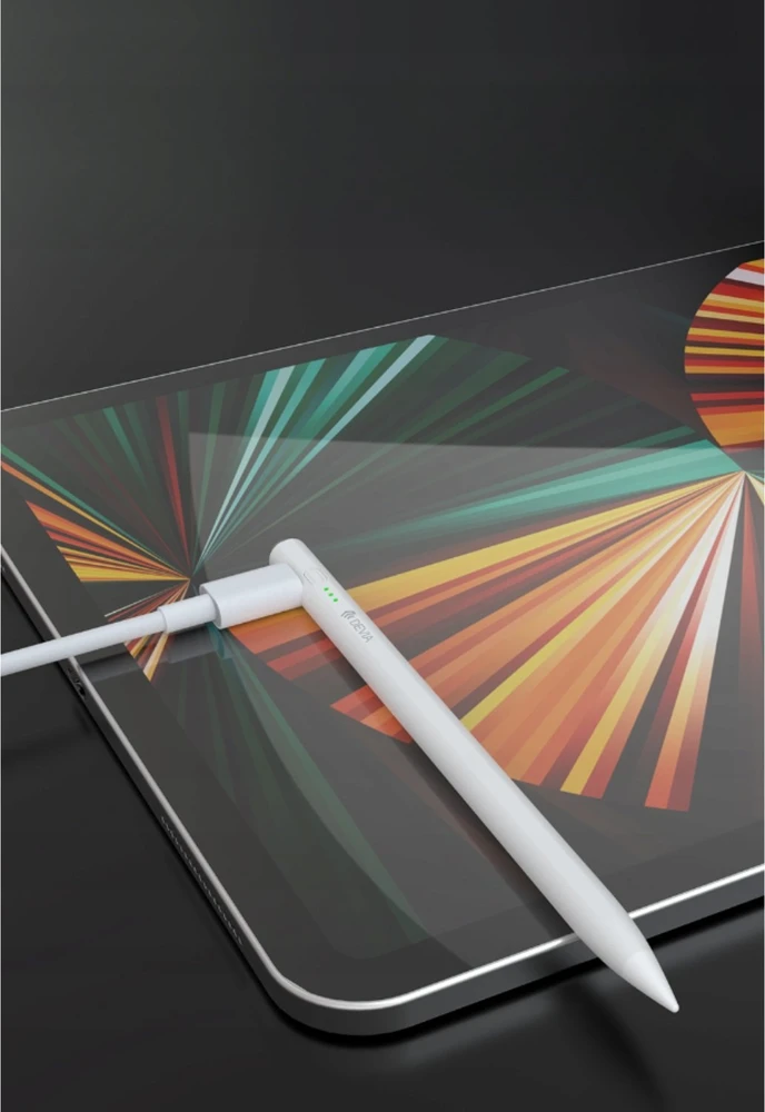 Devia iPad ekrano pieštukas, skirtas iPad / iPad Pro / iPad Air / Mini (nuo 2018 m.) ir visiems talpiniams ekranams, baltas