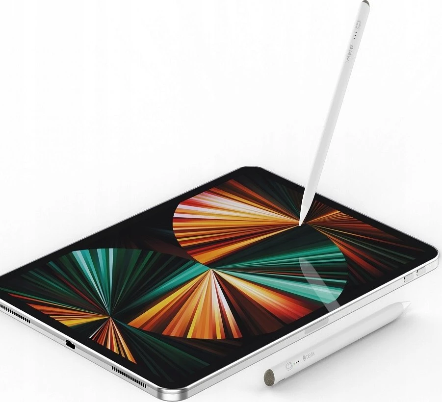 Devia iPad ekrano pieštukas, skirtas iPad / iPad Pro / iPad Air / Mini (nuo 2018 m.) ir visiems talpiniams ekranams, baltas