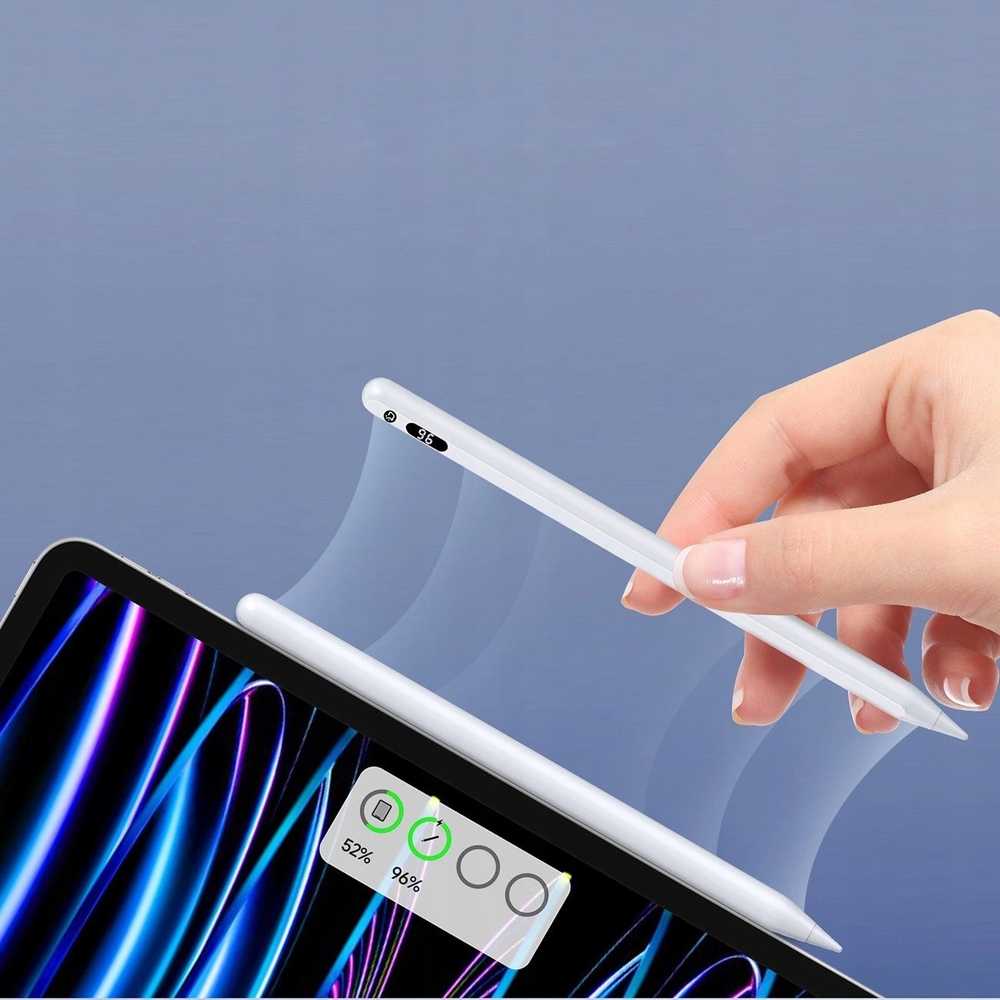 DUX DUCIS rašiklis STYLUS skirtas iPad su belaidžiu įkrovimu ir galia Ekranas baltas