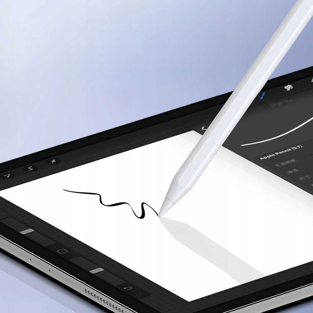 DUX DUCIS rašiklis STYLUS skirtas iPad su belaidžiu įkrovimu ir galia Ekranas baltas