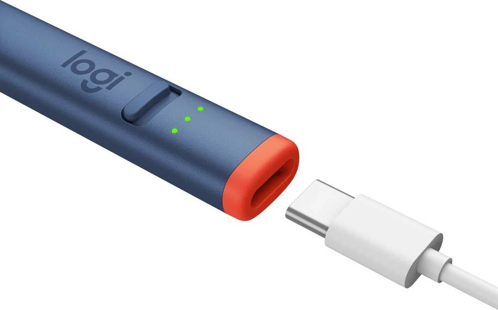 „Logitech Crayon for Education“ – skaitmeninis pieštukas – laidai – „Bluetooth“ – skirtas „Apple“ 10,2 colio „iPad“, 10,5 colio „iPad Air“, 10,9 colio „iPad“, 10,9 colio „iPad Air“, „iPad mini 5“