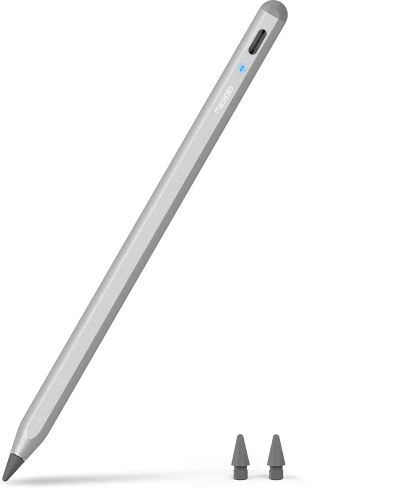 Metapen A8 V4 aktyvusis rašiklis, skirtas iPad USB-C – pilkas