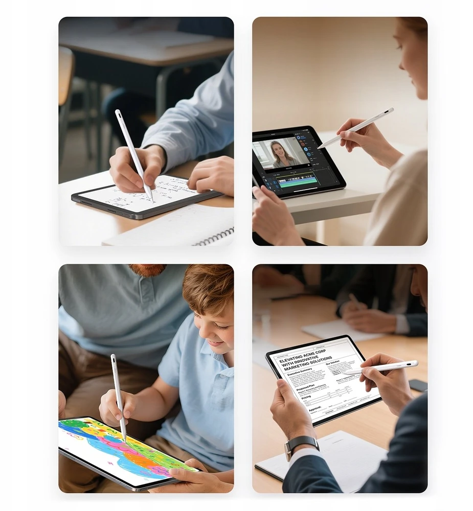 Metapen Pieštukas A8 for iPad - Baltas