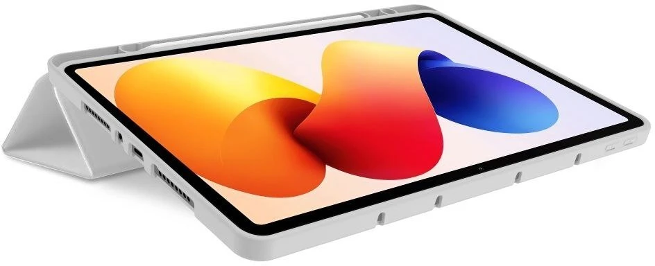 Tech Protect TechProtect SmartCase Pen dėklas skirtas Xiaomi Poco Pad M1 / Redmi Pad 2 Pro 12.1 – pilkos spalvos