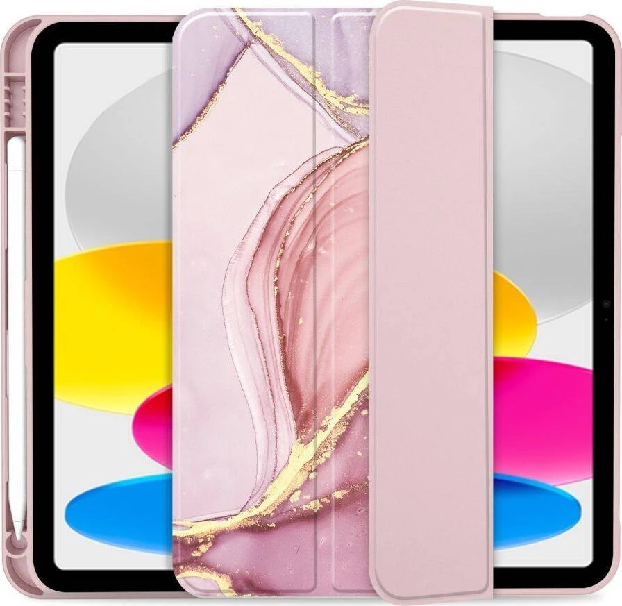 Dėklas Apple iPad 10.9 (10GEN) / 2022 / 11” 11 / 2025 Tech-Protect SC Pen Marble