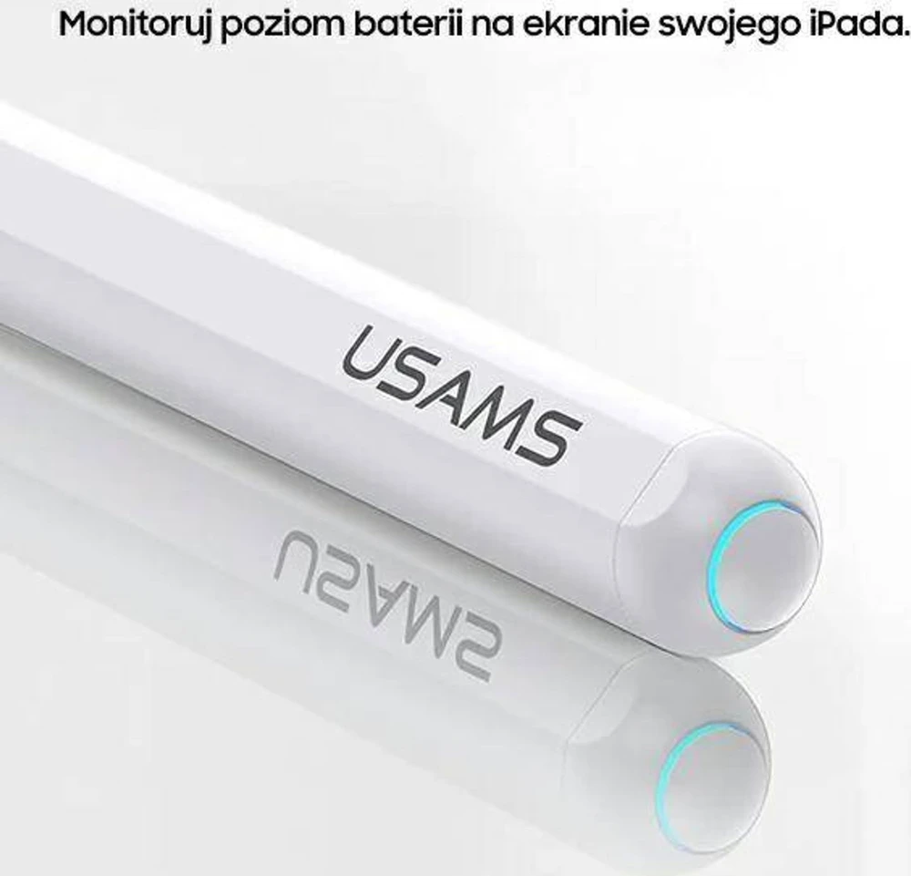 USAMS magnetinis rašiklis, aktyvus lietimui jautrus rašiklis, baltos spalvos ZB254DRB01 (US-ZB254)