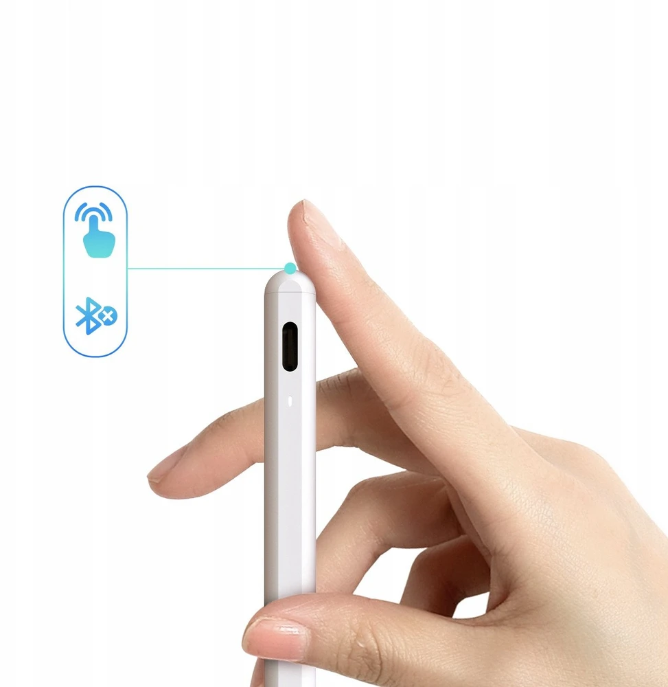 Wozinsky WRA-08 Stylus for iPad USB-C Fast Charging – baltos spalvos