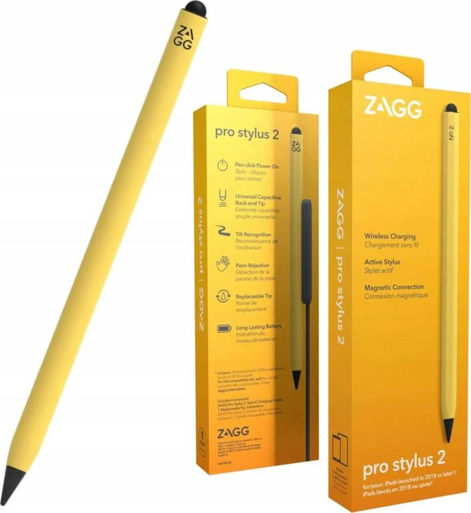 Carruzzo ZAGG Pro Stylus 2 adatinis pieštukas Geltona