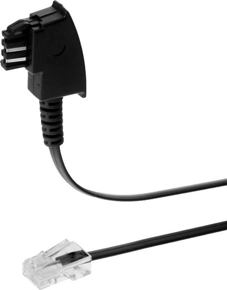 S-Impuls kabelis, skirtas TAE(F) maršrutizatoriaus prijungimui prie RJ45, 6 m (PIN 4+5 ant RJ45-St)