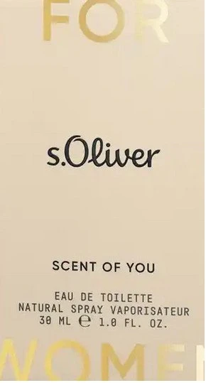 s. Oliver s.Oliver Scent Of You Women EDT tualetinis vanduo moterims, 30 ml