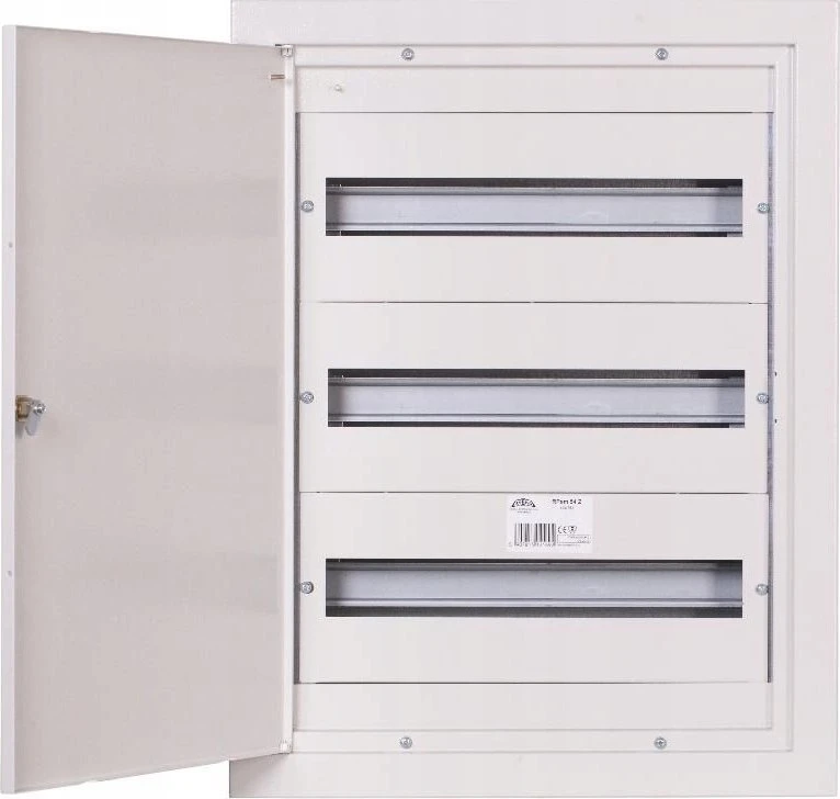 Sabaj System Sabaj 3x18 modulinis skirstomasis skydelis IP31 su RAL užraktu 9003 RPSM 54 Z (3X18)
