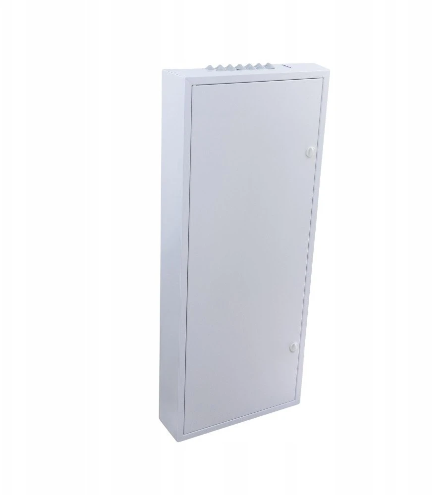 Sabaj Skirstomasis metalinis paviršinis skydas 108 modulių 6x18 436x1055x130 RAL9003 IP30 MN108/6/18