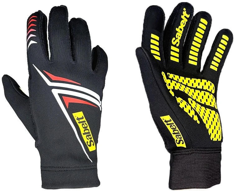 Sabelt Sim Racing Sabelt G34 Sim Gloves Racing-Handschuhe, touch-fähig, Silikon-Handfläche, 216-223mm Umfang – juodas, S