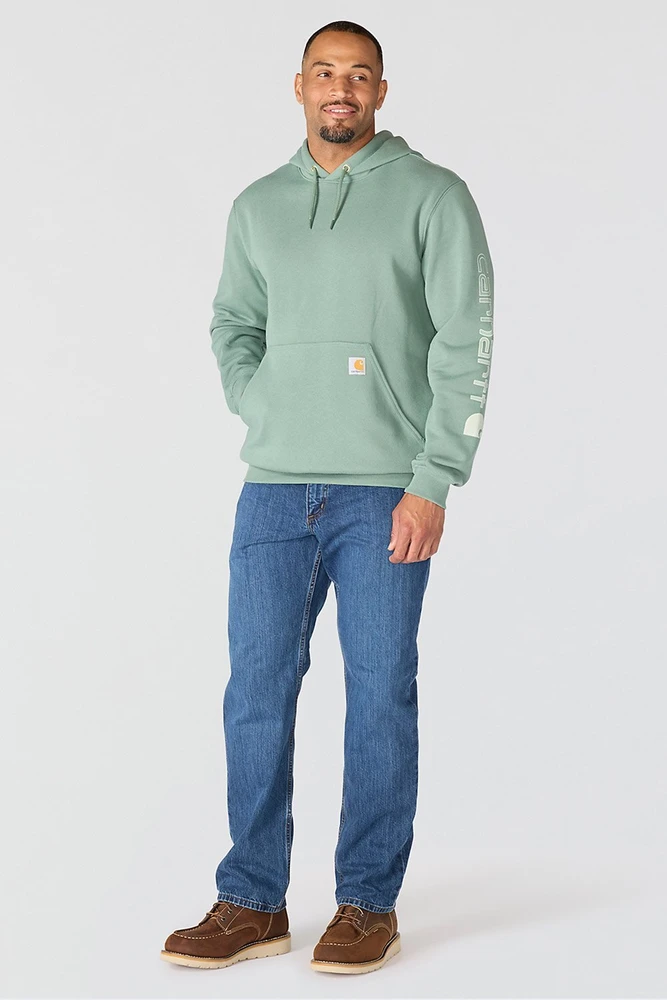 Sachs Bluza Carhartt Iconic K288 Logo Žalias SLATE