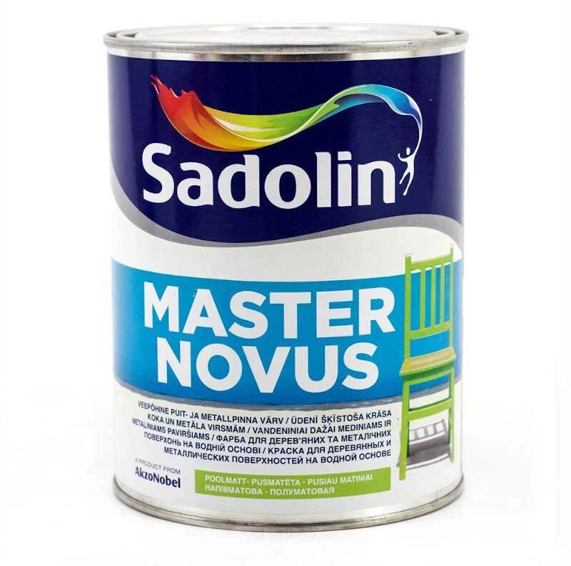 Sadolin PAINT MASTER NOVUS HALF-MAT 1L BW-Baltas