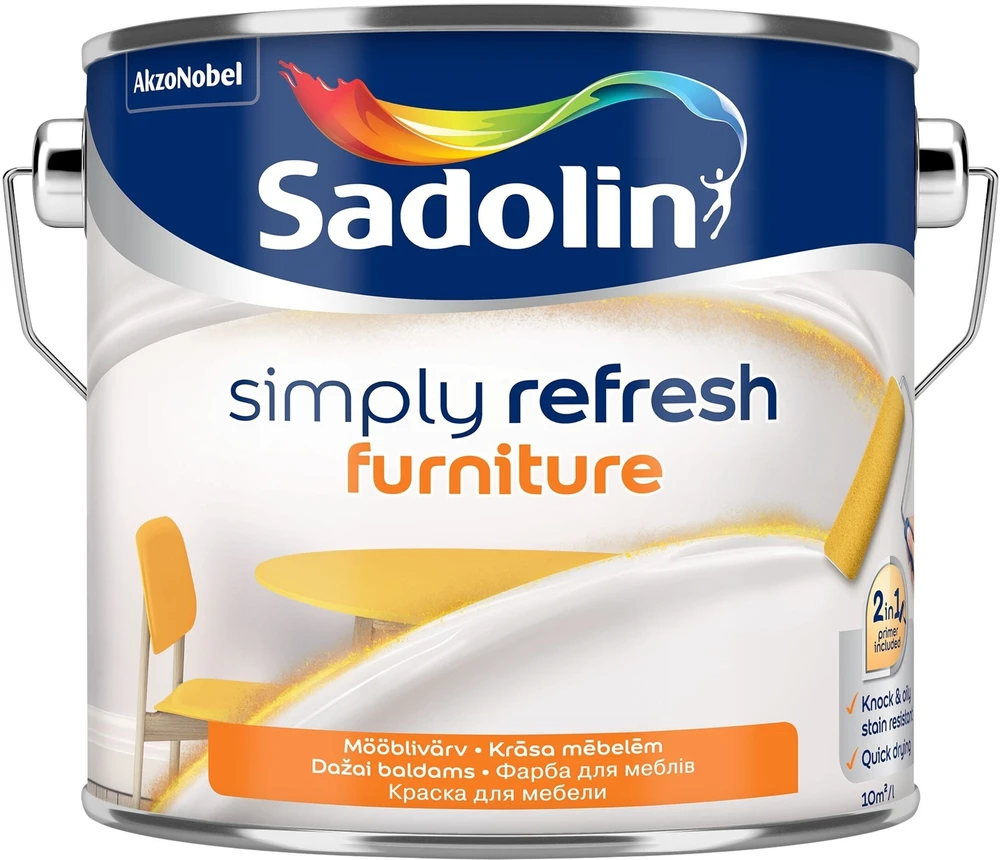 Sadolin PAINT SIMPLY REFRESH FURNITURE BW 2.5L