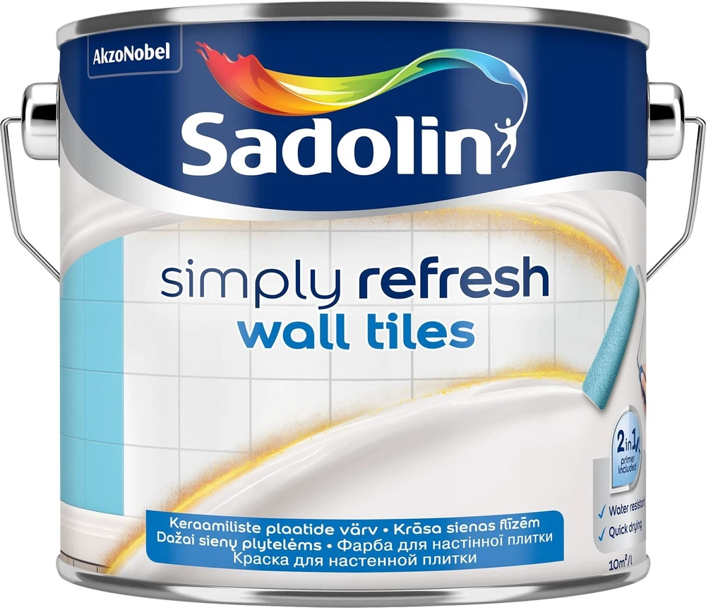 Sadolin Dažai sienų plytelėms „Paint Simply Refresh“, 2,5 l