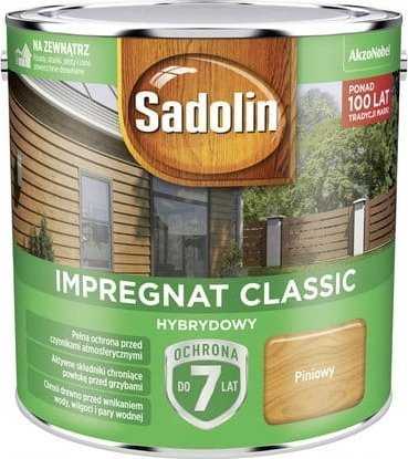 Sadolin SADOLIN CLASSIC HIBRIDINIS IMPREGNACIJA 7 METŲ Pušis 2,5