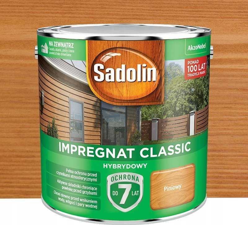 Sadolin SADOLIN CLASSIC HIBRIDINIS IMPREGNACIJA 7 METŲ Pušis 2,5