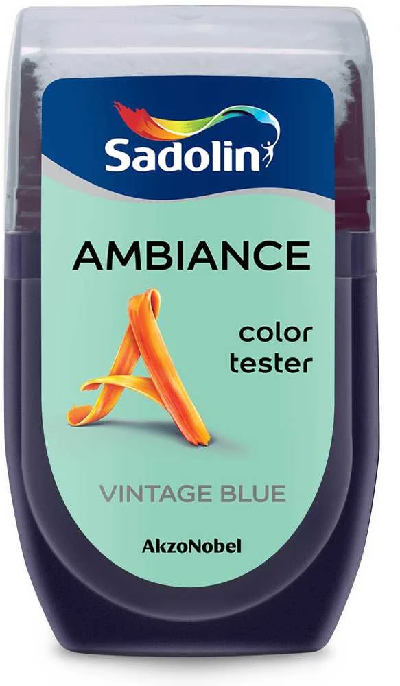 Spalvos testeris SADOLIN AMBIANCE VINTAGE Mėlynas, visiškai matiniai, 30 ml