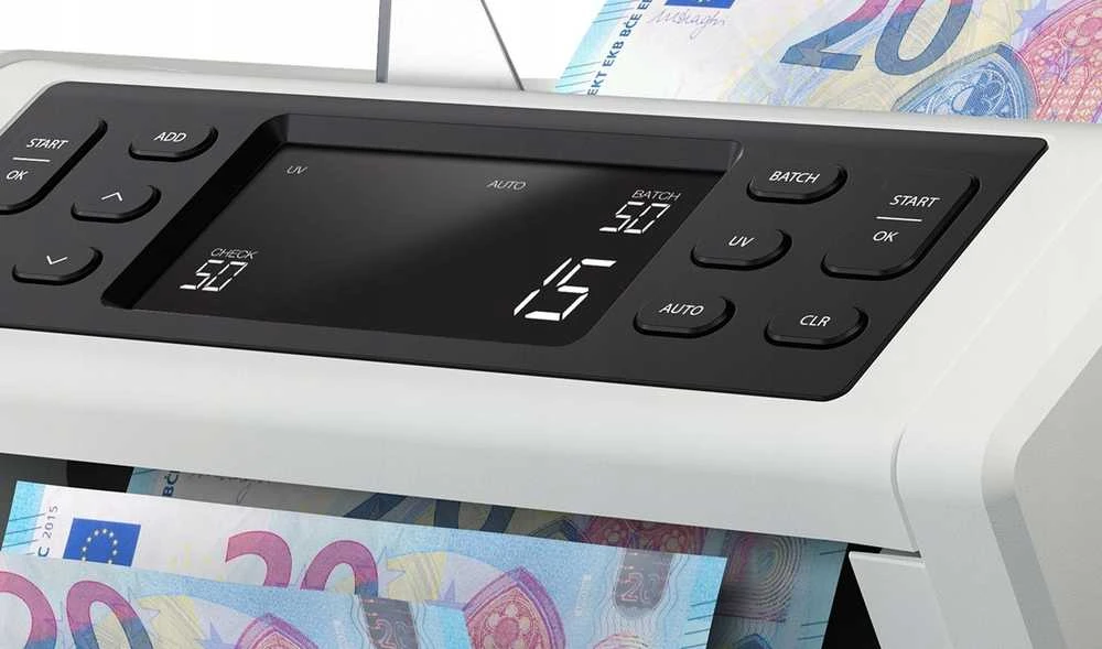Automatinis pinigų skaičiavimo ir tikrinimo aparatas Safescan 2250