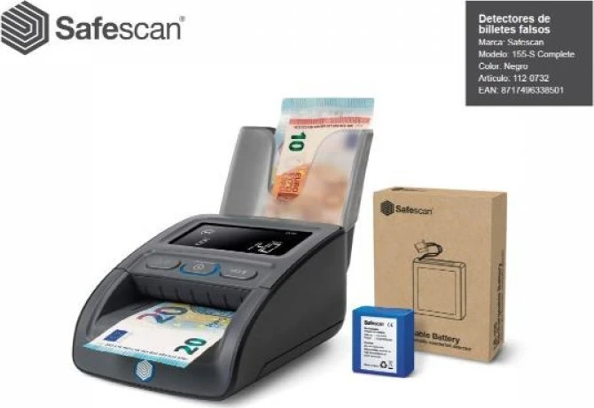 Pinigų tikrinimo aparatas Safescan 155-S G2 complete