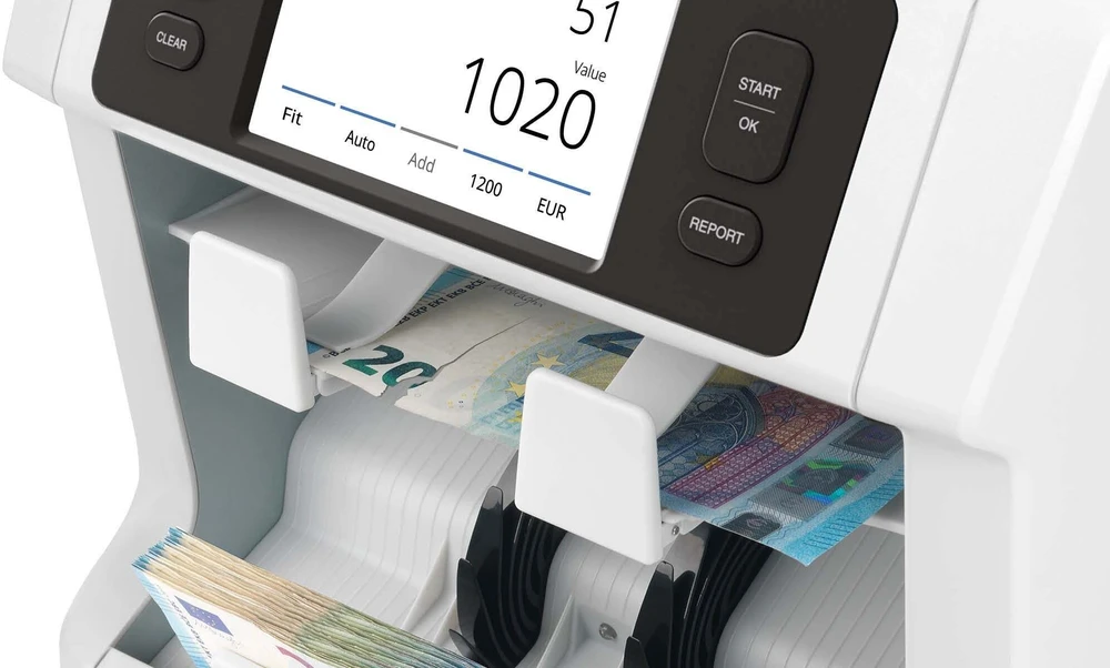 SafeScan Safescan Banknotų skaičiuotuvas 2 skyriai, 7 kartų patikra