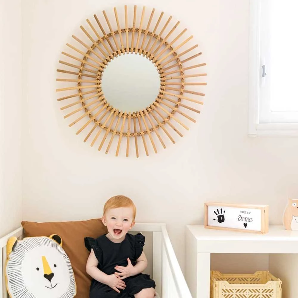 BABY ART medinis rėmelis - švieslentė su atspaudu