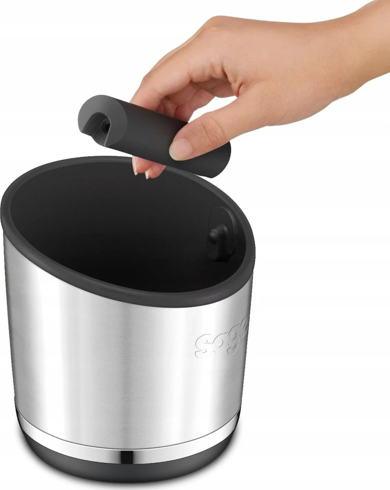 Sage the Knock Box™ 20 kavos tirščių šalinimo dėžutė – Sidabrinis