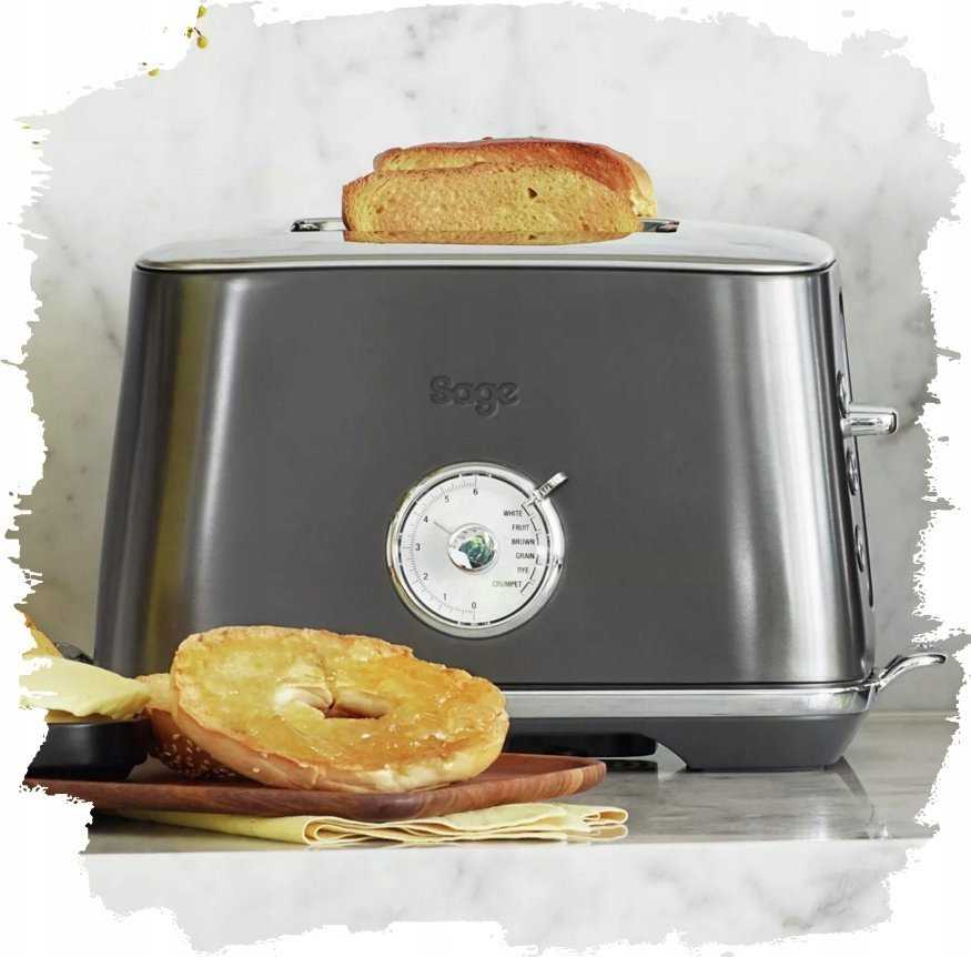 Skrudintuvas Sage the Toast Select Luxe 2 slice(s) 1000 W Juodas, Nerūdijantis plienas