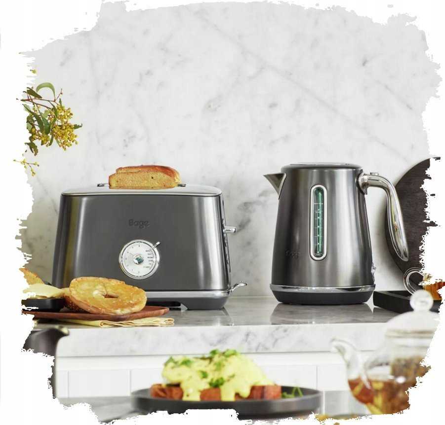 Skrudintuvas Sage the Toast Select Luxe 2 slice(s) 1000 W Juodas, Nerūdijantis plienas