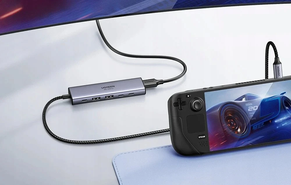 Hub USB-C Ugreen CM511, HDMI 4K 60Hz, 2x USB 3.2, 2x USB-C 3.2, PD