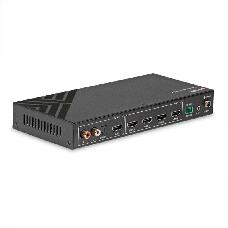 LINDY AVPro HDMI komutatorius, galinė jungčių panelė