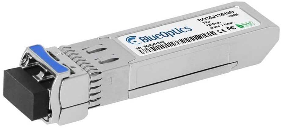 Šakotuvas „BlueOptics 10302“ tinklo siųstuvo-imtuvo modulis, 10000 Mbit/s SFP+, 1310 nm šviesolaidinis