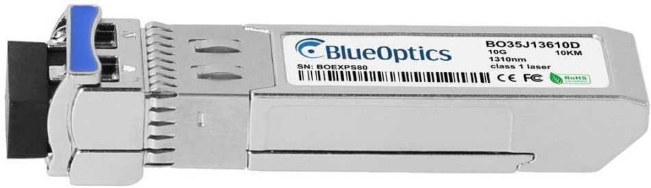 Šakotuvas „BlueOptics 10302“ tinklo siųstuvo-imtuvo modulis, 10000 Mbit/s SFP+, 1310 nm šviesolaidinis