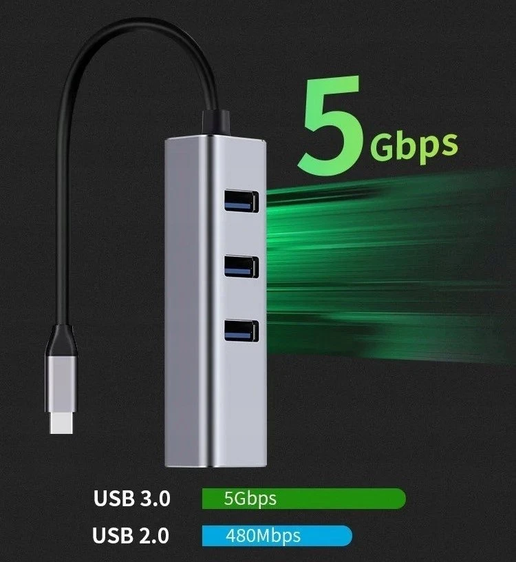 Šakotuvas Stotelė / replikatorius Bounn Adapteris 4 in 1 USB 3.1 (JL-C3103)