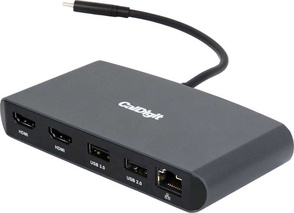 Šakotuvas „CalDigit Mini Dock Thunderbolt 3“ stotis / replikatorius (CD-TB3-MiniDock-HM)
