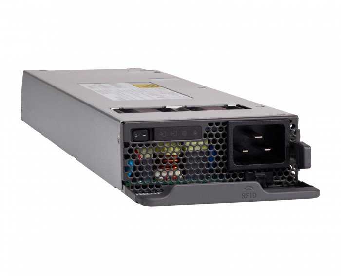 „Cisco C9400-PWR-2100AC=“, 2100 W, „Catalyst 9400“ serija, Juoda, Pilka, 2,3kg