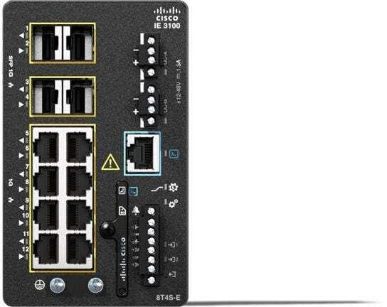 Šakotuvas Cisco IE3100 W/8GE varinis 4GE – SFFIXED sistemos tinklo pagrindiniai elementai