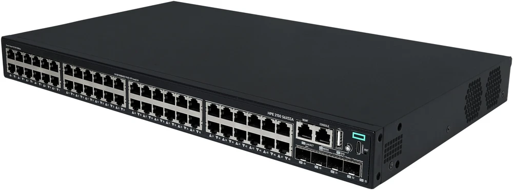 Šakotuvas Hewlett Packard (HP) Switch HPE NW CW 2150 48G POE+ 4P (S6X53A)