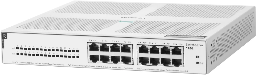Šakotuvas Hewlett Packard (HP) Switch HPE Aruba Instant On 1430 16G