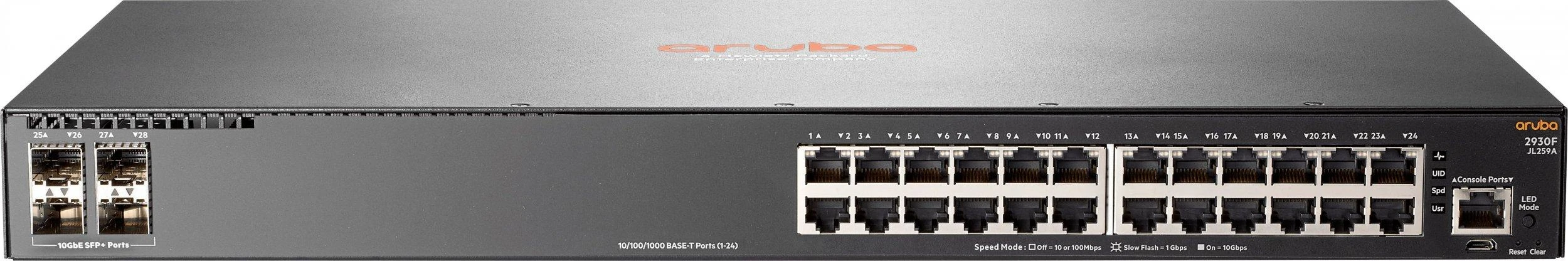 Šakotuvas Hewlett Packard (HP) Jungiklis HP Aruba 2930F 24G (JL259A)