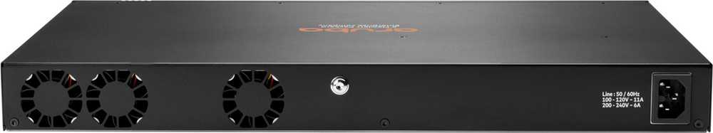 Šakotuvas HPE Aruba 6300F - Komutatorius - L3 - Valdomas - 24 x 10/100/1000 + 4 x 1 Gigabit / 10 Gigabit / 25 Gigabit / 50 Gigabit SFP56 (Uplink / Stacking) - Priekyje ir iš šono į galą - Montuojamas į stelažą