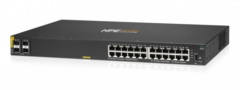Šakotuvas Komutatorius HP Aruba CX 6000 24G (R8N87B)