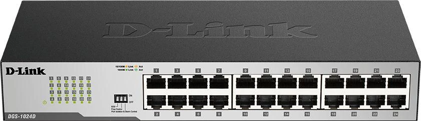 Šakotuvas SWITCH DGS-1024D/E 24 PRIEVADŲ D-Link