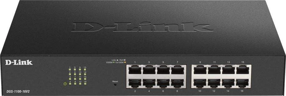 Šakotuvas D-LINK Easy Smart 16 jungtys Gigabit Switch